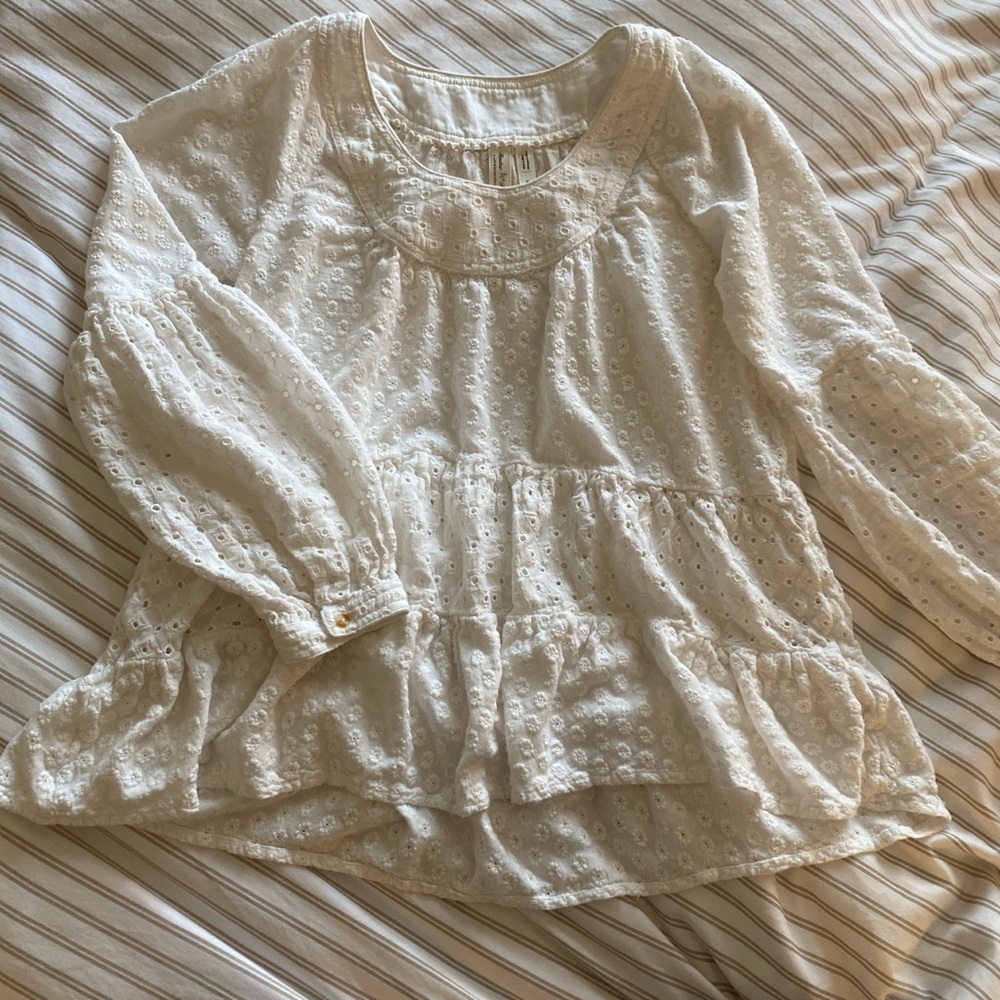 Meadow Rue by Anthropolgy long sleeve top. Size M.